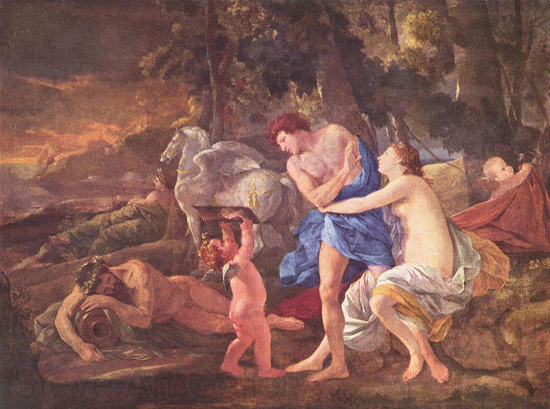 Nicolas Poussin Cephalus und Aurora Norge oil painting art